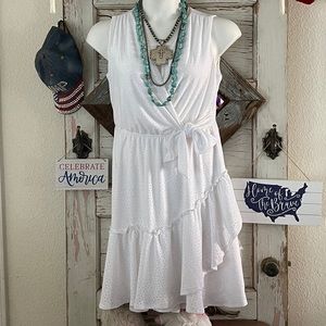 White Eyelet Summer Dress Lane Bryant